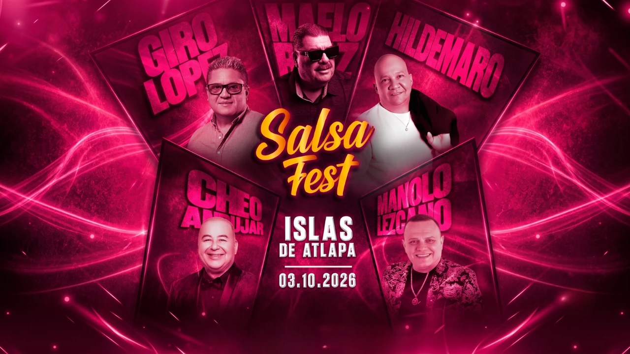 Arte de SalsaFest 2026 con los artistas invitados